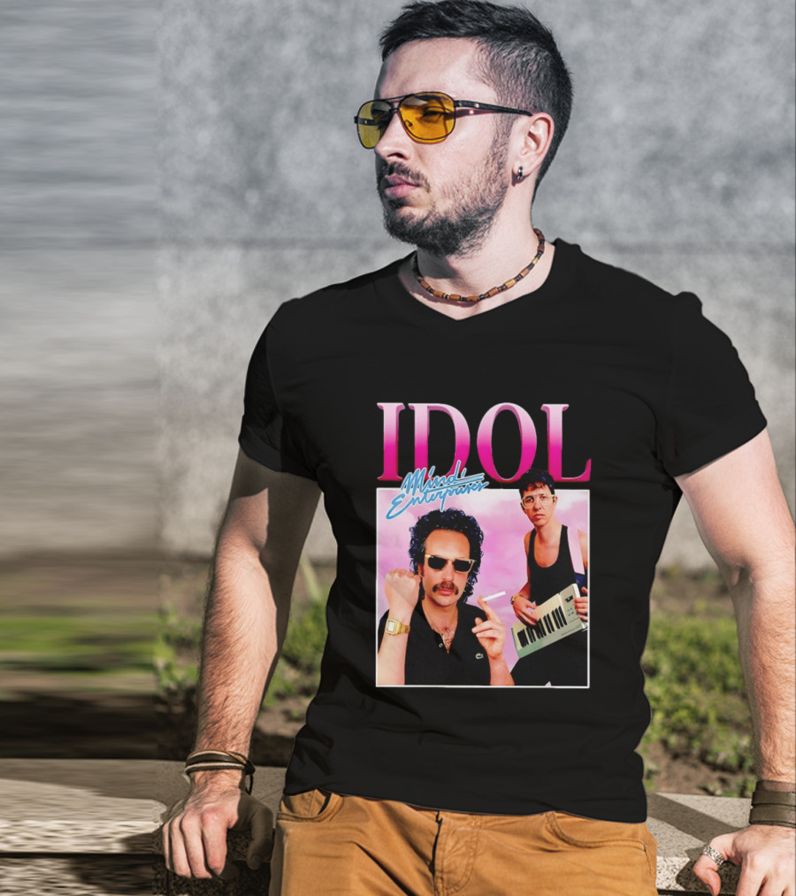 IDOL Mindi Enterprises Band Photo Retro 80s T-Shirt