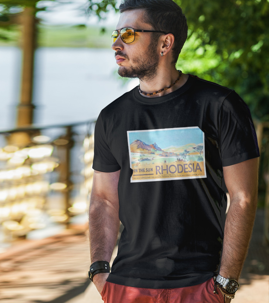 In The Sun Rhodesia The High Commissioner For Southern Rhodesia House London Travel T-Shirt
