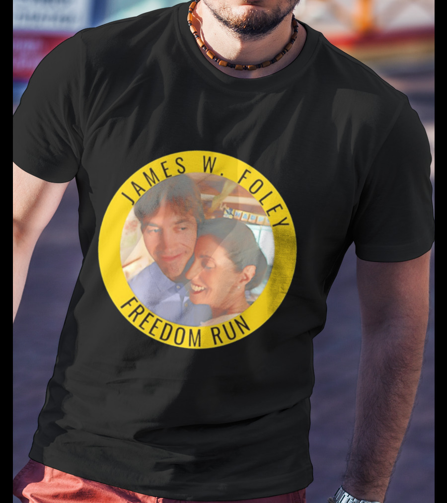 James W Foley Freedom Run Memorial Charity Event T-Shirt