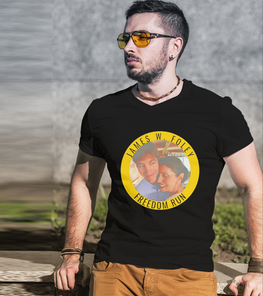 James W Foley Freedom Run Memorial Charity Event T-Shirt
