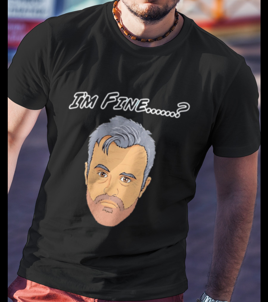 I'm Fine Meme Joey Tribbiani Friends Matt LeBlanc T-Shirt