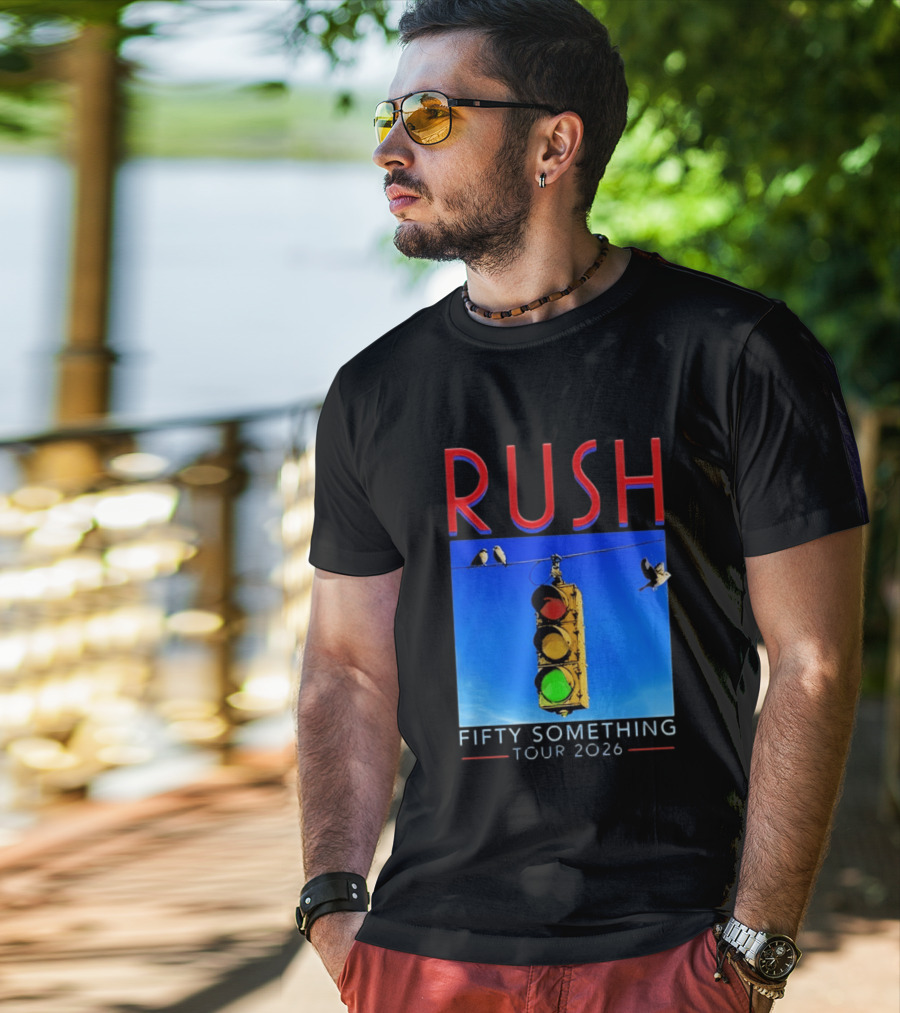 Rush Fifty Something Tour 2026 Traffic Light T-Shirt