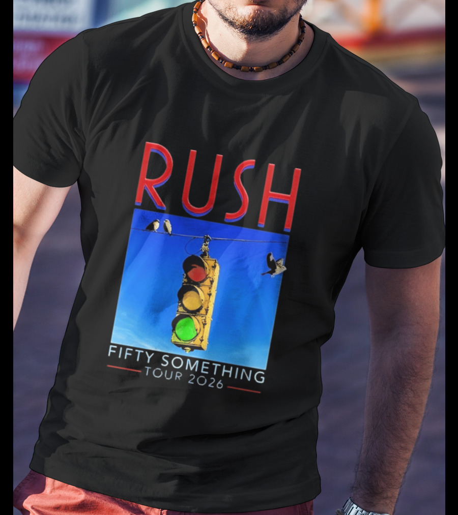 Rush Fifty Something Tour 2026 Traffic Light T-Shirt