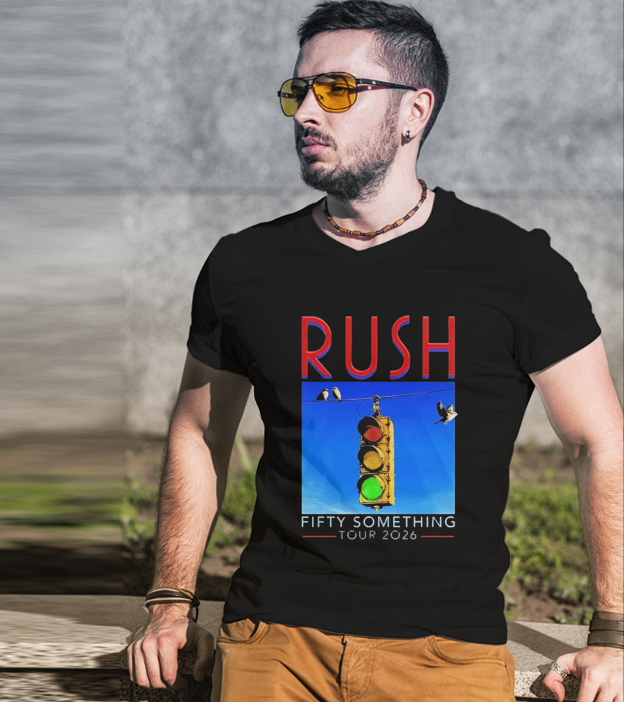 Rush Fifty Something Tour 2026 Traffic Light T-Shirt