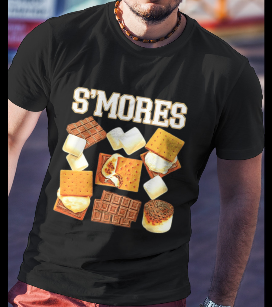 S'mores Marshmallow Chocolate Graham Cracker Delight T-Shirt
