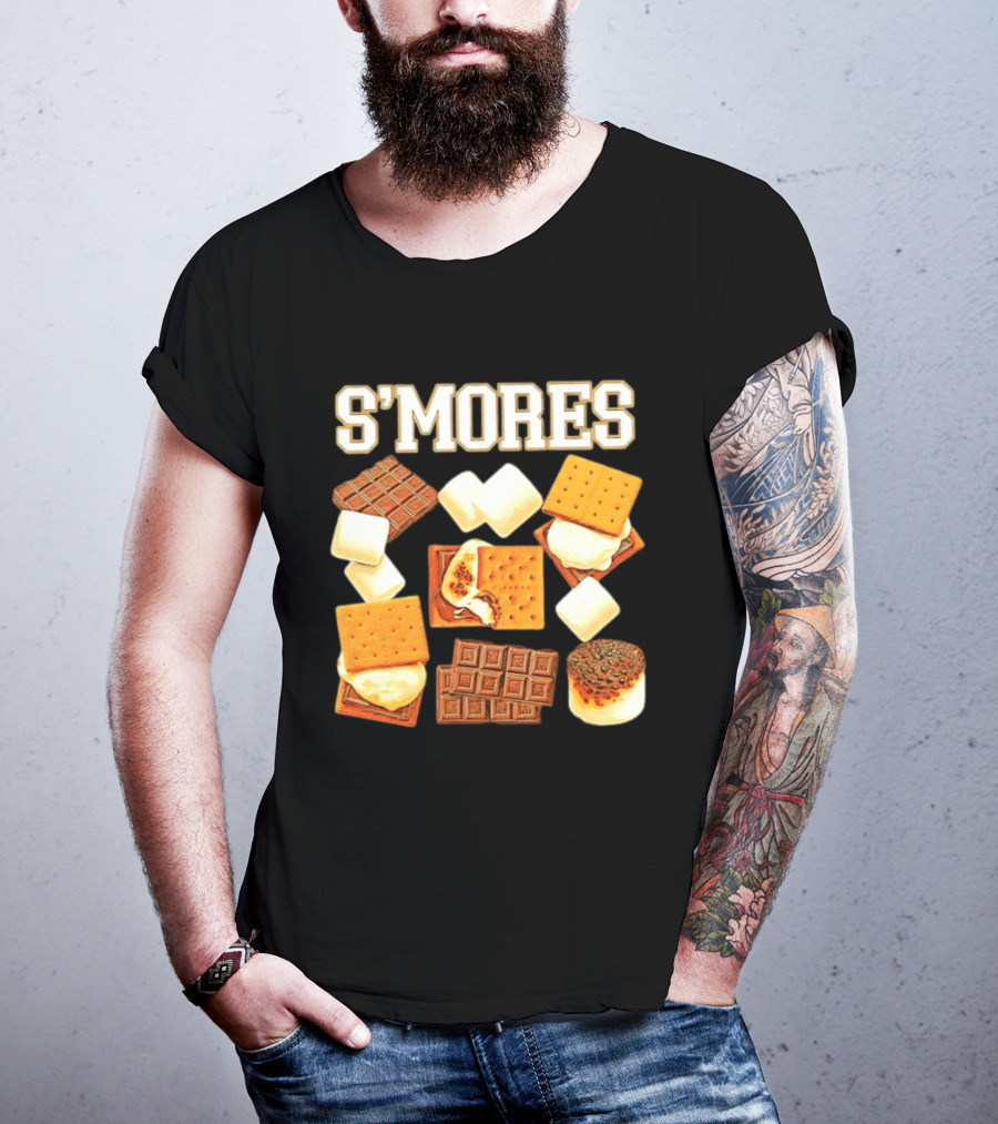 S'mores Marshmallow Chocolate Graham Cracker Delight T-Shirt