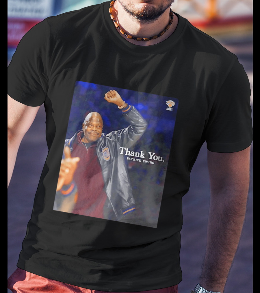 Thank You Patrick Ewing New York Knicks NBA Legends T-Shirt