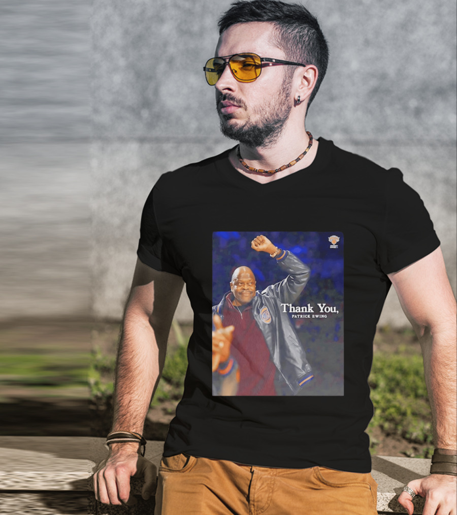 Thank You Patrick Ewing New York Knicks NBA Legends T-Shirt