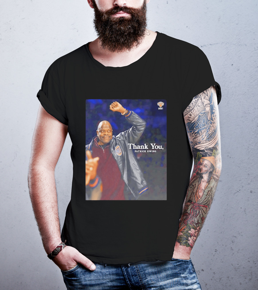 Thank You Patrick Ewing New York Knicks NBA Legends T-Shirt