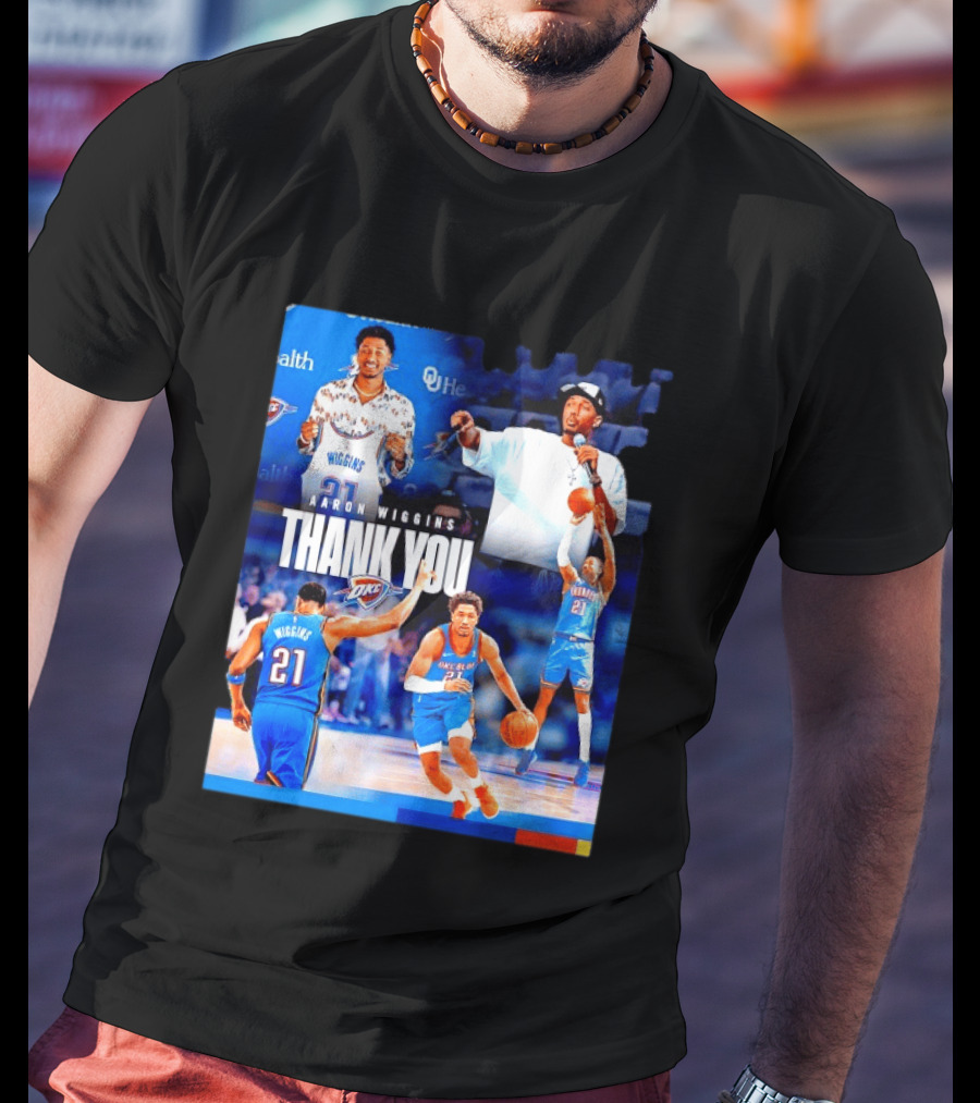 Aaron Wiggins Oklahoma City Thunder Thank You T-Shirt