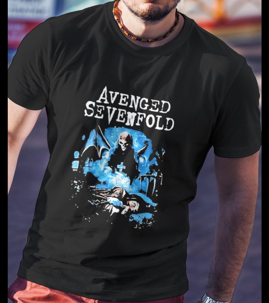 Avenged Sevenfold Grim Reaper Grave Heavy Metal T-Shirt