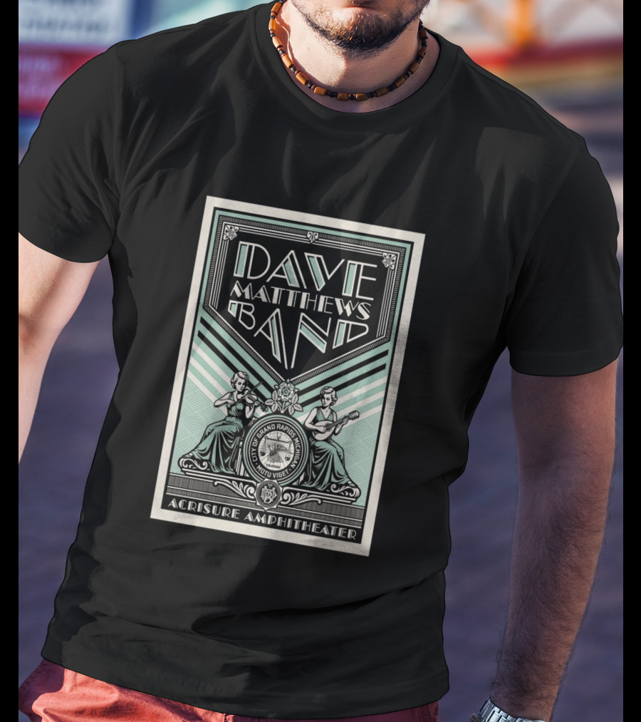 Dave Matthews Band Grand Rapids Event On Jul 8 2026 T-Shirt