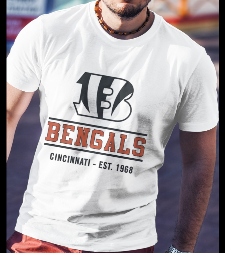 Cincinnati Bengals B Logo Est 1968 T-Shirt