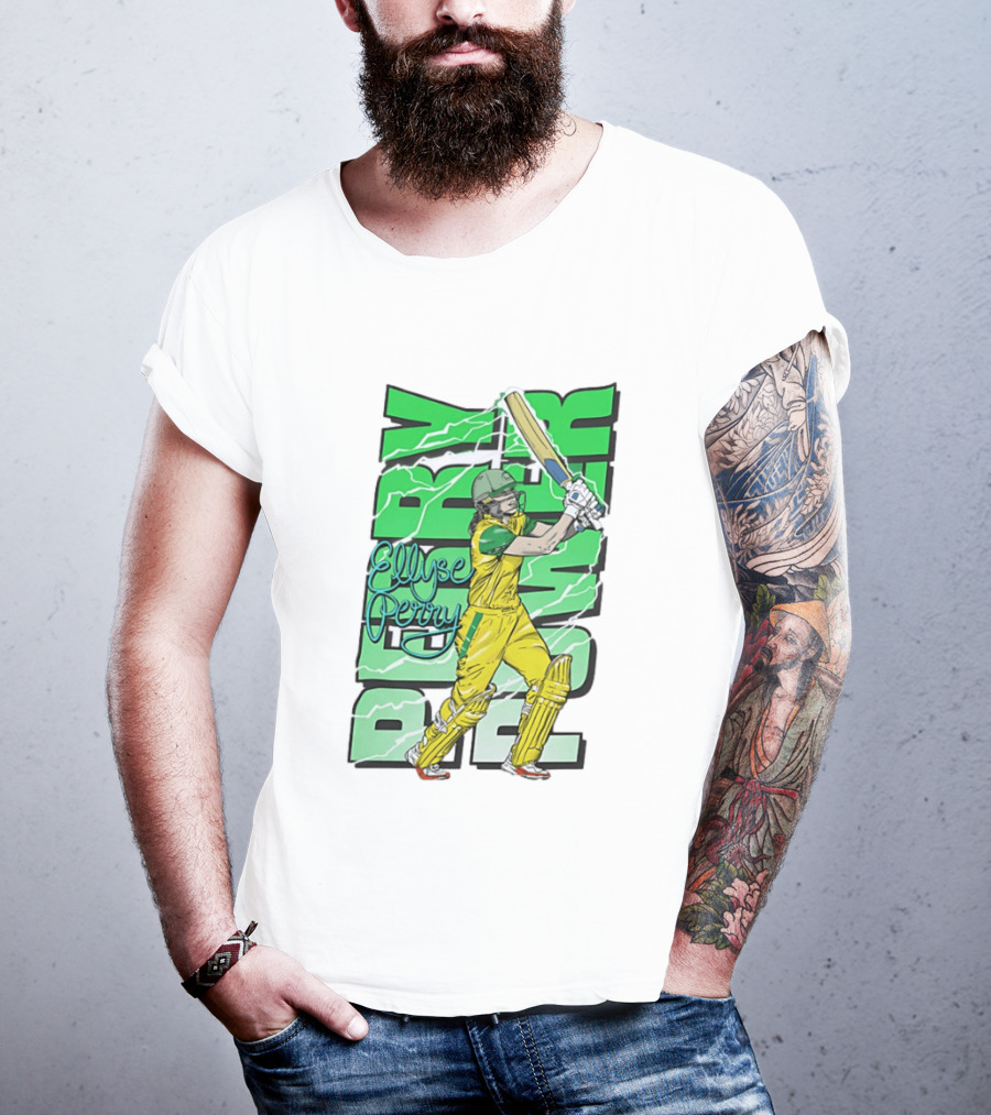Ellyse Perry Australian Power Cricket Player Australia T-Shirt