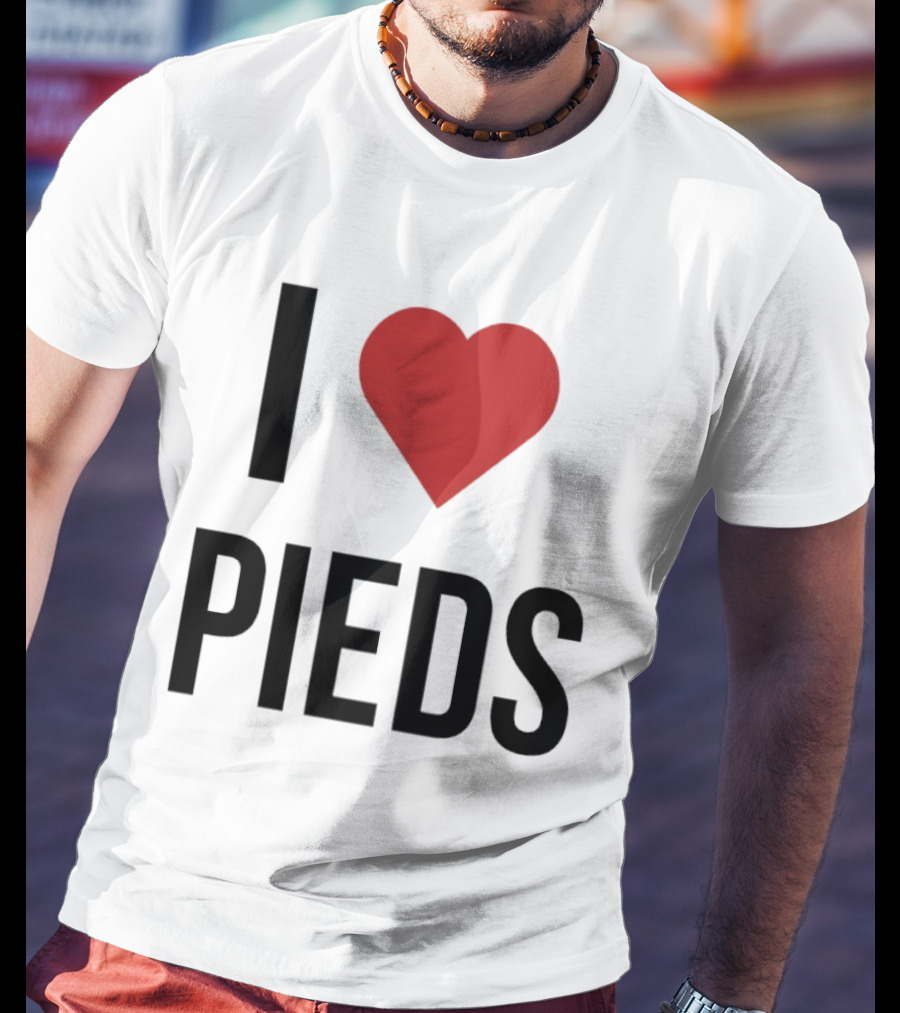 I Heart Pieds T-Shirt