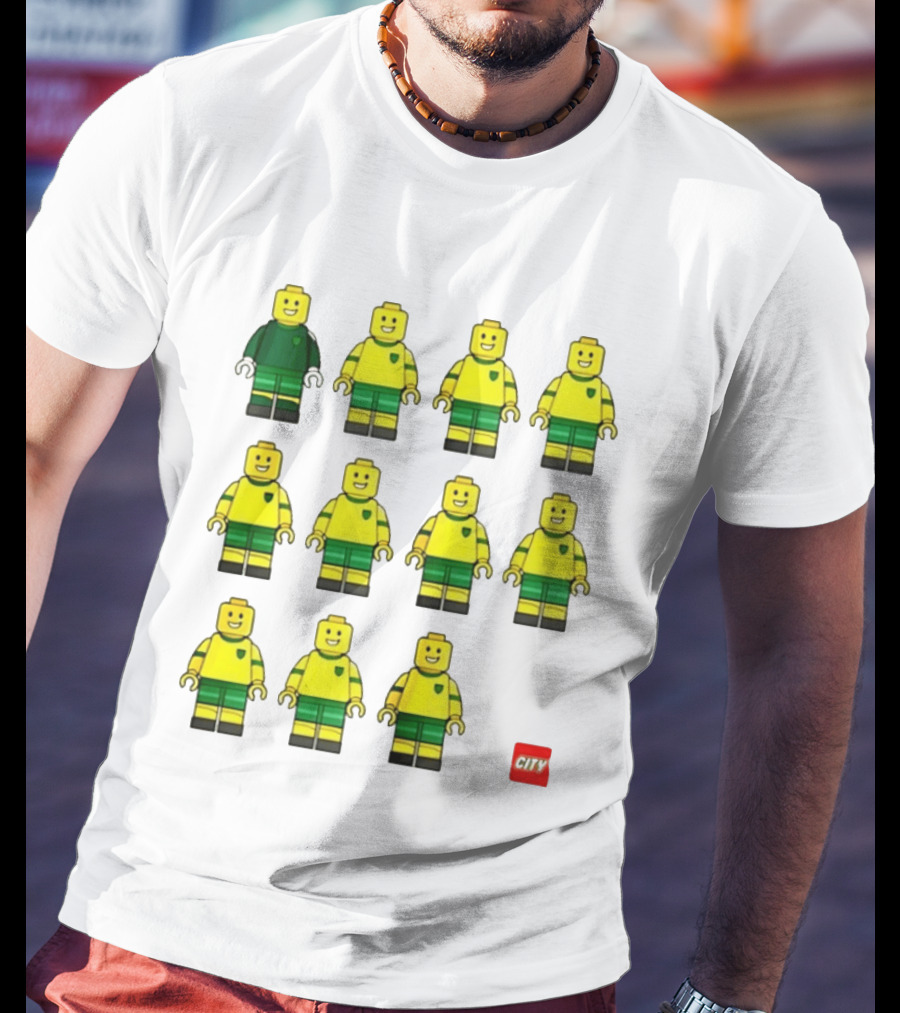 Norwich City F.C. Lego Minifigures Team Formation T-Shirt