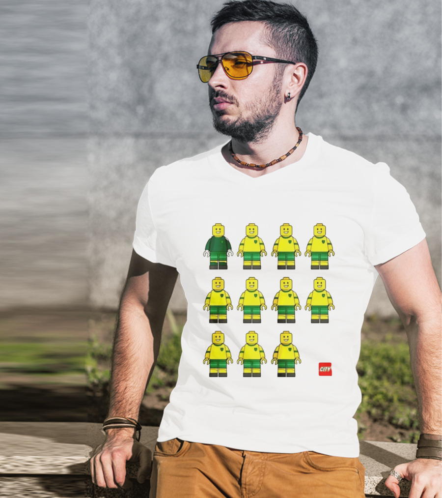 Norwich City F.C. Lego Minifigures Team Formation T-Shirt