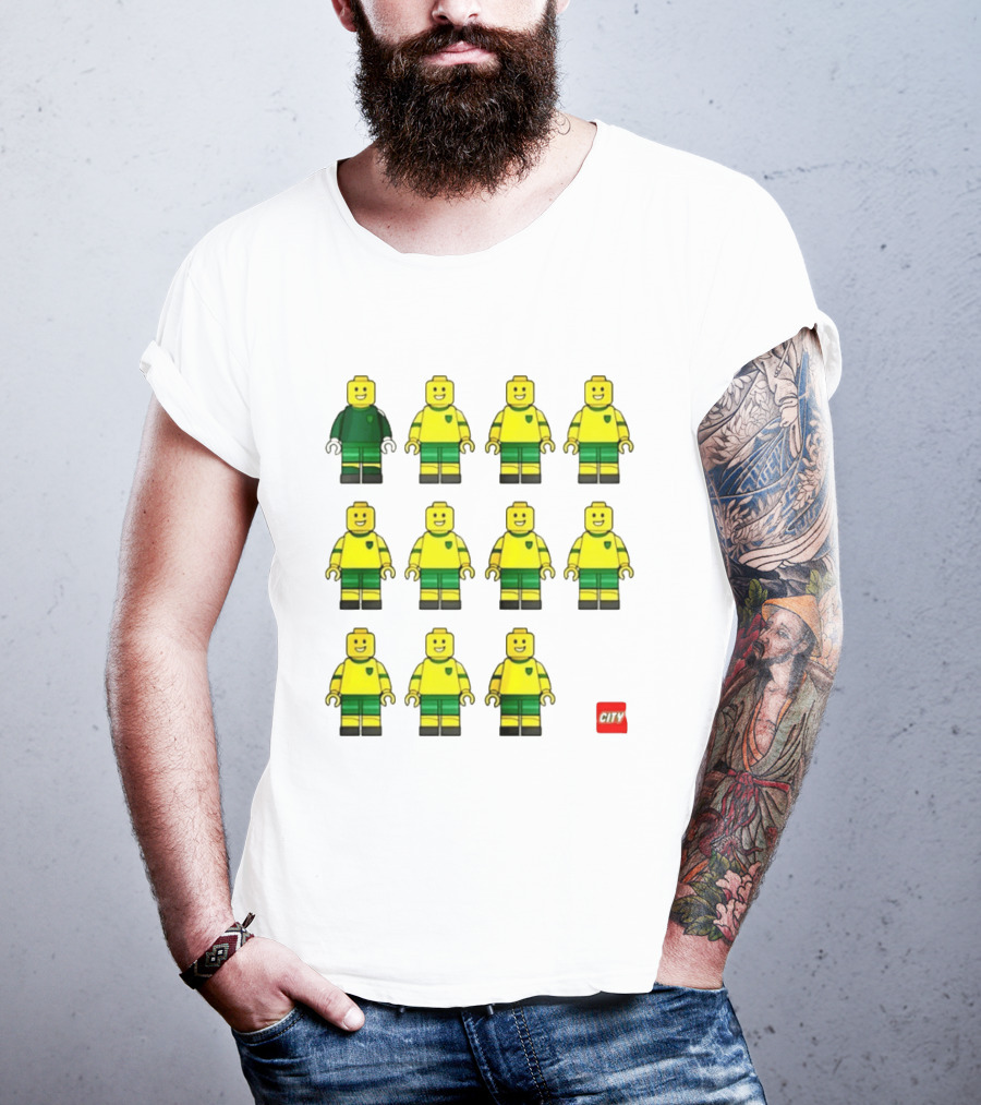 Norwich City F.C. Lego Minifigures Team Formation T-Shirt