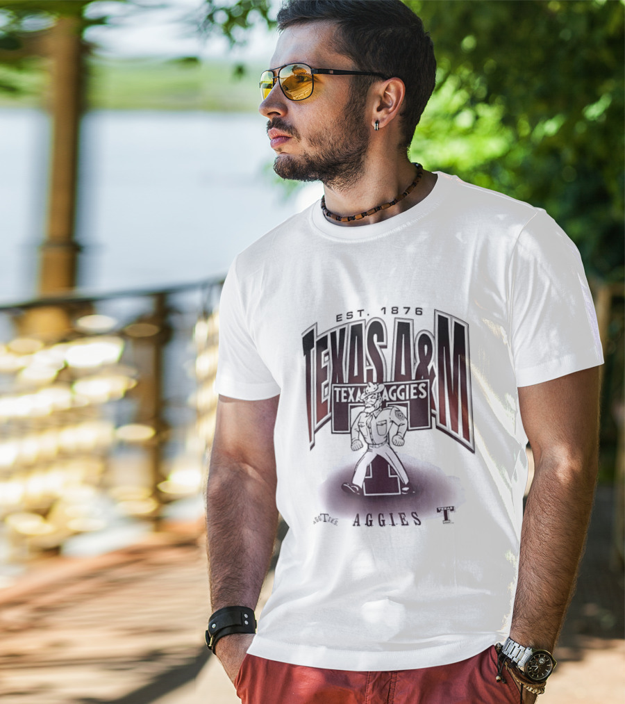 Texas A&M Aggies Est 1876 College Station Traditions Aggieland Football Texas T T-Shirt