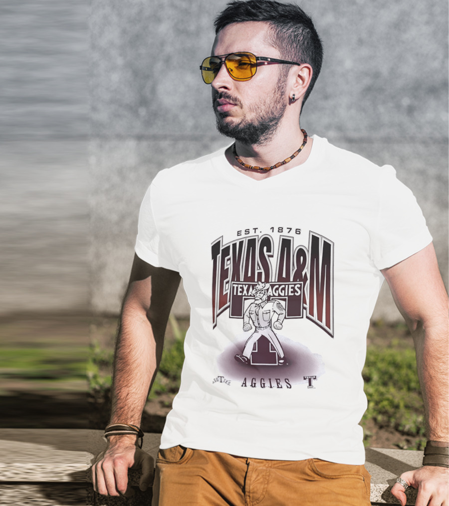 Texas A&M Aggies Est 1876 College Station Traditions Aggieland Football Texas T T-Shirt