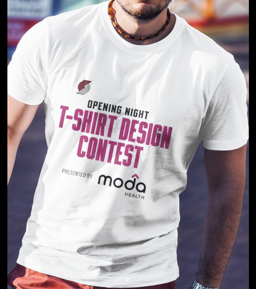 Portland Trail Blazers Opening Night Contest Moda Health T-Shirt