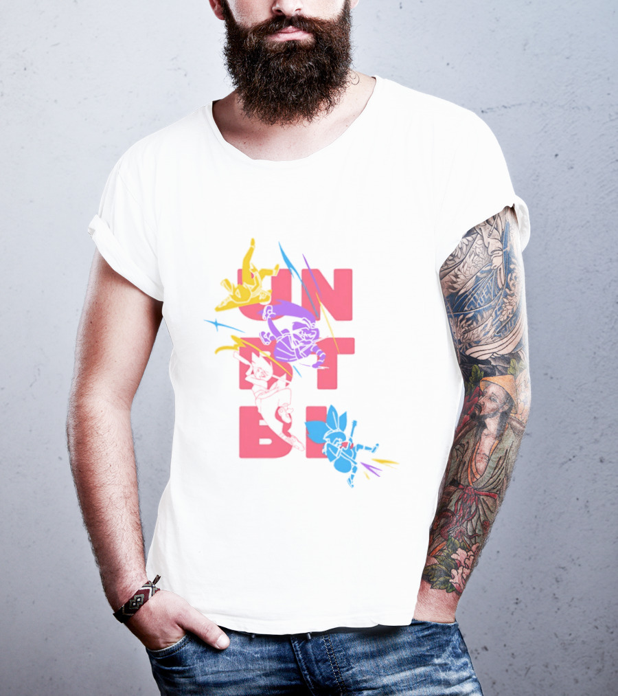 Unbeatable Anime Collage Manga Colorful T-Shirt
