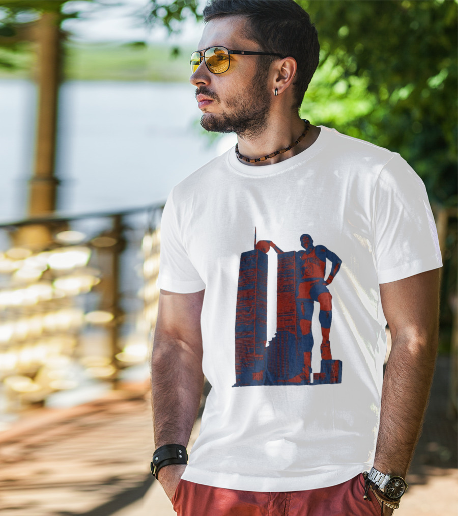 Patrick Ewing New York Knicks Twin Towers Basketball T-Shirt