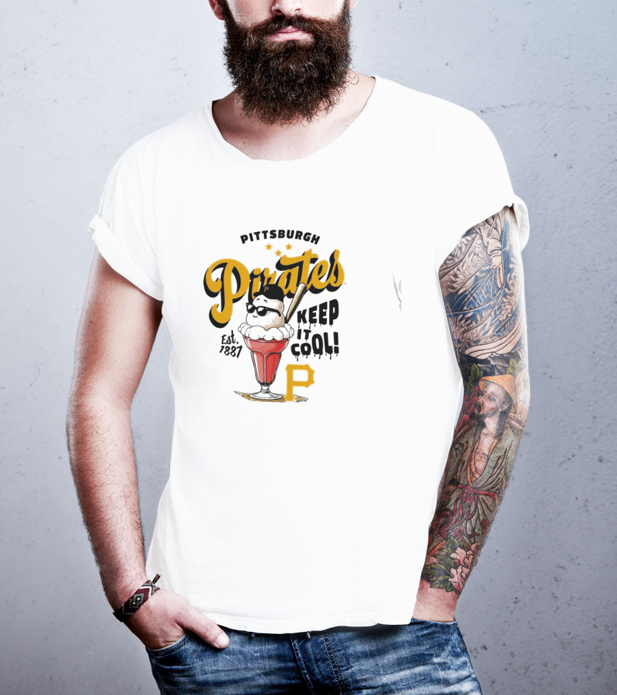 Pittsburgh Pirates Keep It Cool Est 1887 Ice Cream Sundae T-Shirt