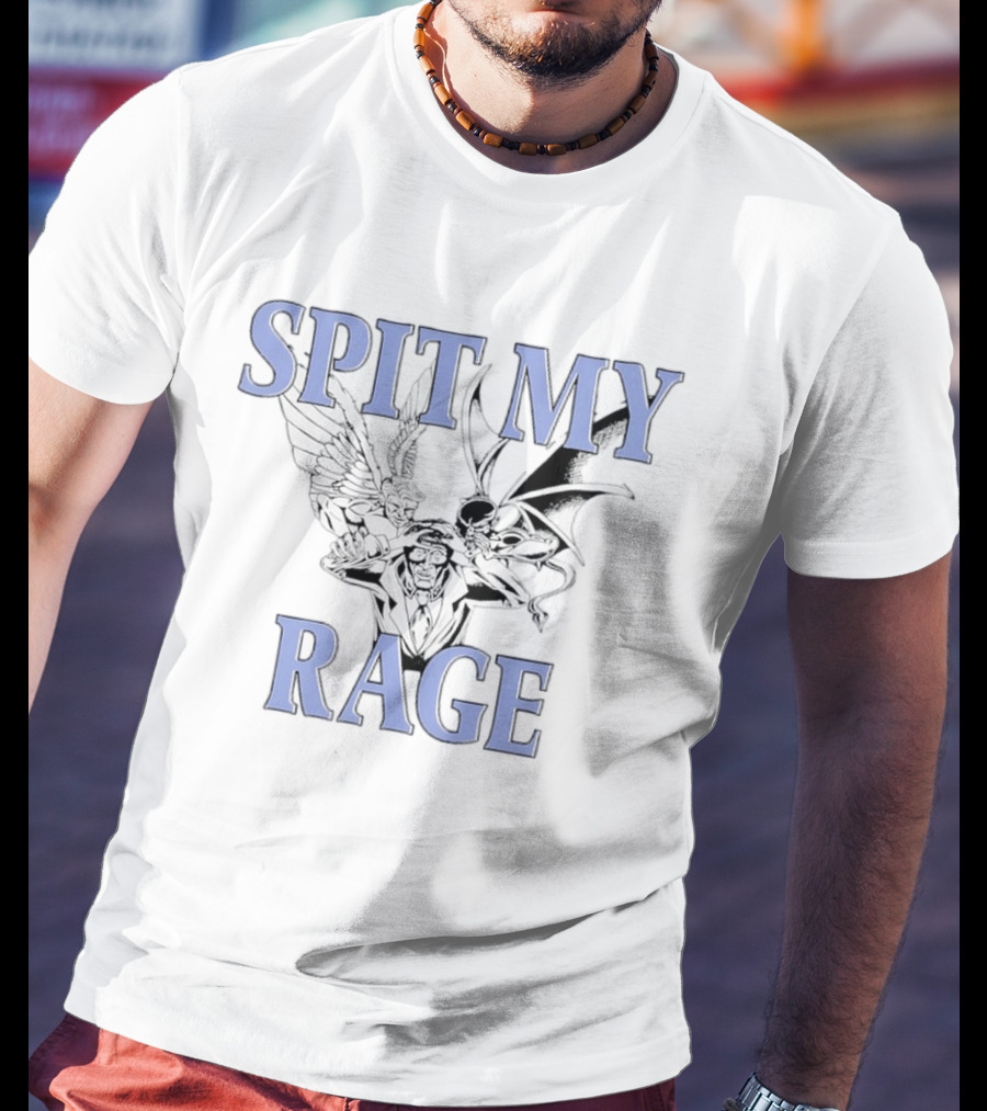 Spit My Rage Angel Devil Inner Conflict T-Shirt