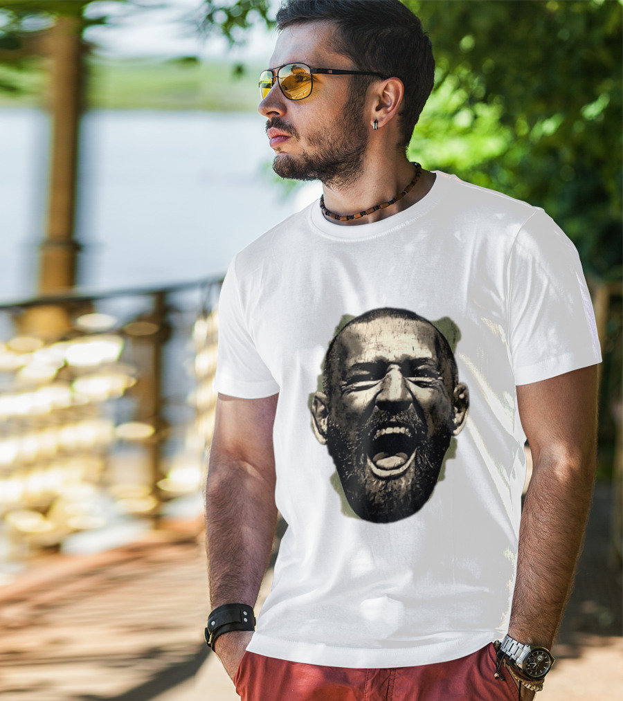 UFC The Notorious Conor McGregor Takeover Swag Head 2 Sided T-Shirt