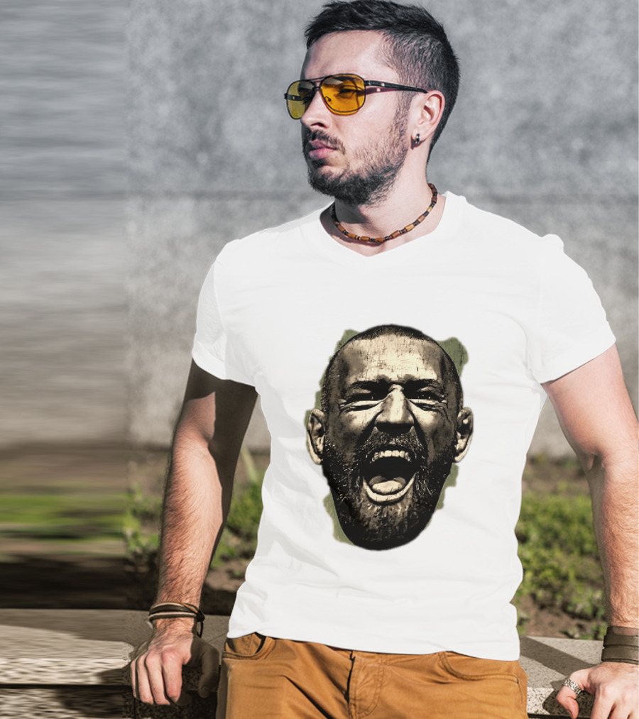 UFC The Notorious Conor McGregor Takeover Swag Head 2 Sided T-Shirt