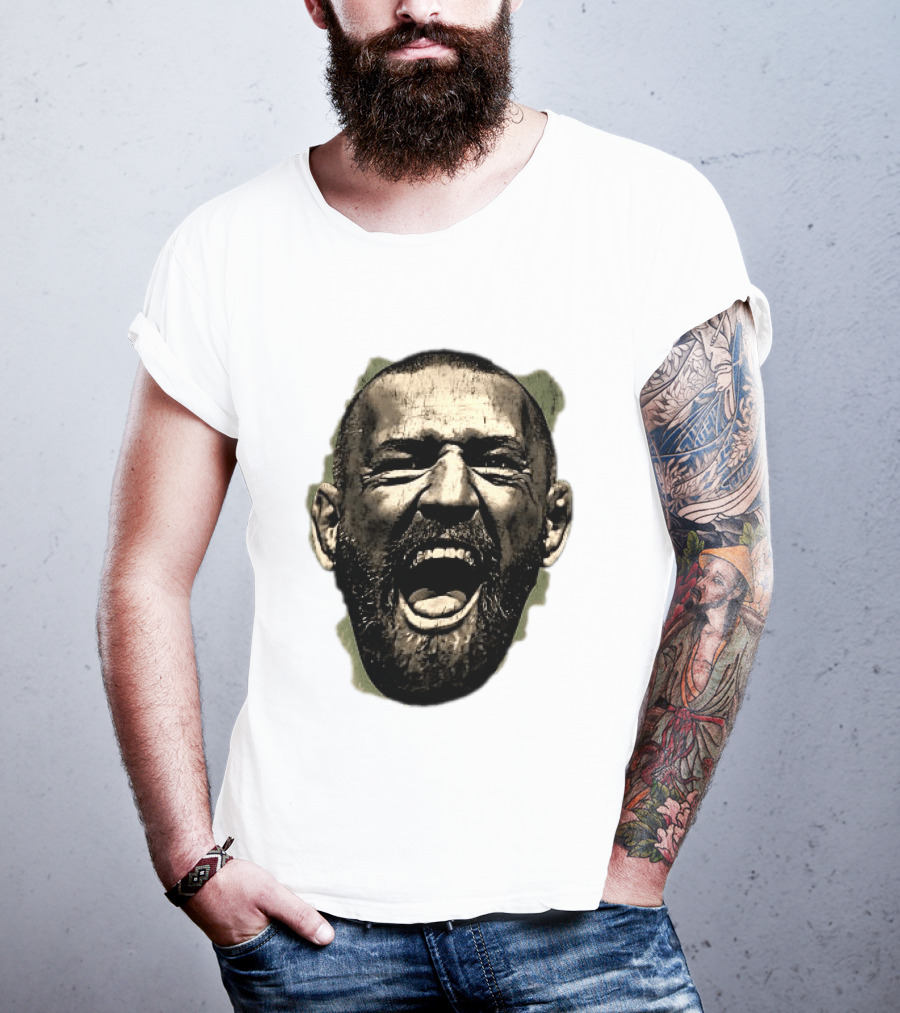 UFC The Notorious Conor McGregor Takeover Swag Head 2 Sided T-Shirt