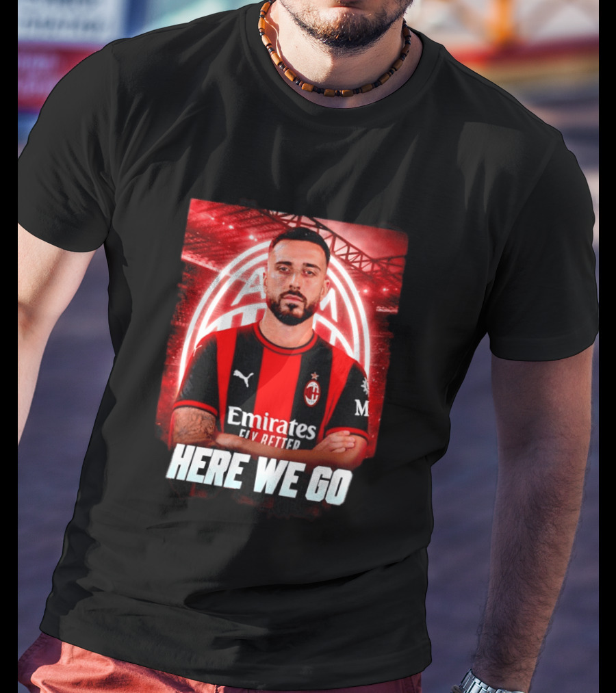 AC Milan Sign Mario Gila From Lazio Here We Go Soccer Transfer News T-Shirt