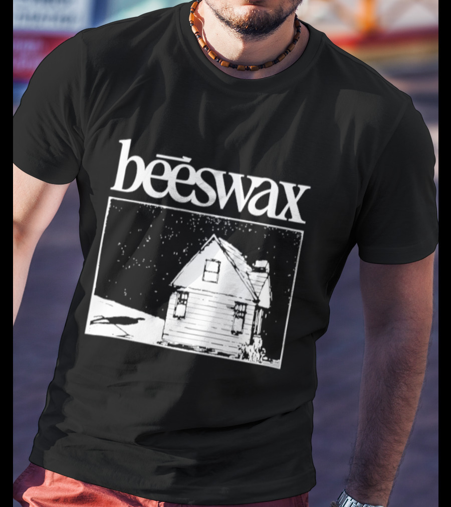 Beeswax City Of Lab Cabin Snow Scene T-Shirt