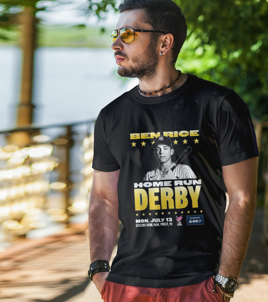 Ben Rice Home Run Derby July 13 Citizens Bank Park Philly Netflix 8 PM T-Shirt