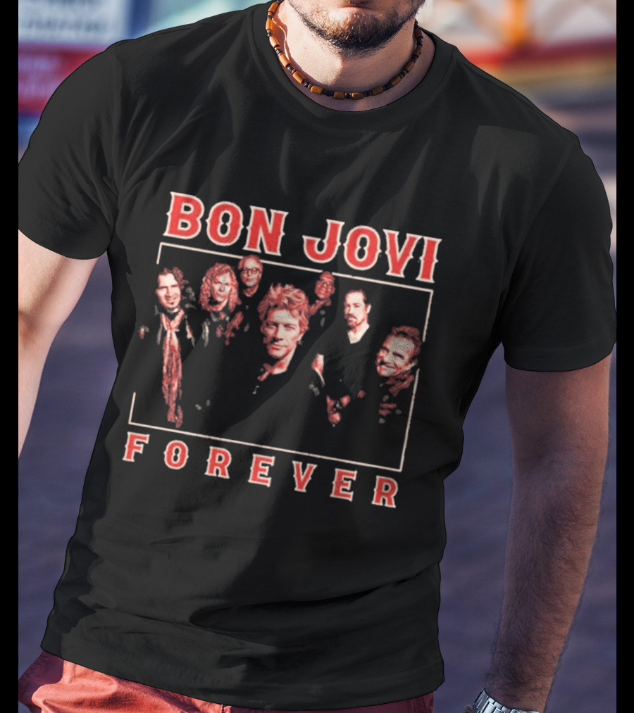 Bon Jovi Forever Tour 2026 Band Photo T-Shirt