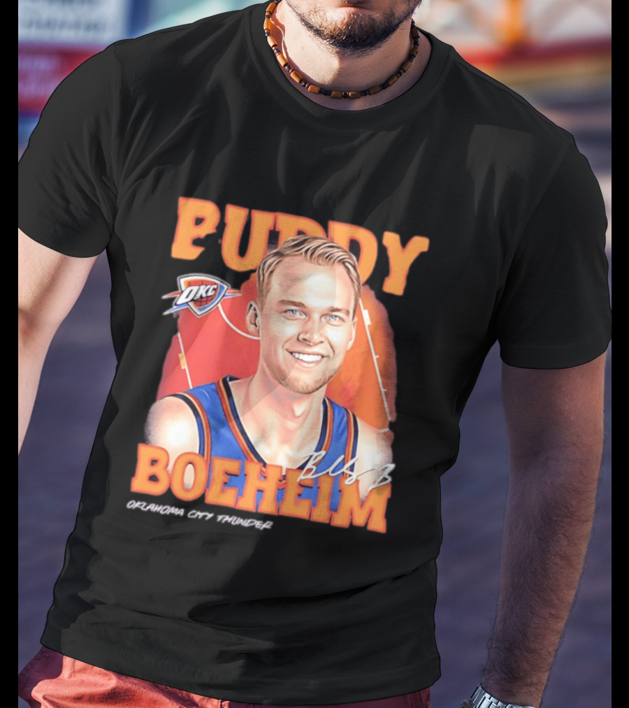 Buddy Boeheim Oklahoma City Thunder OKC Basketball BCS B Airbrush T-Shirt