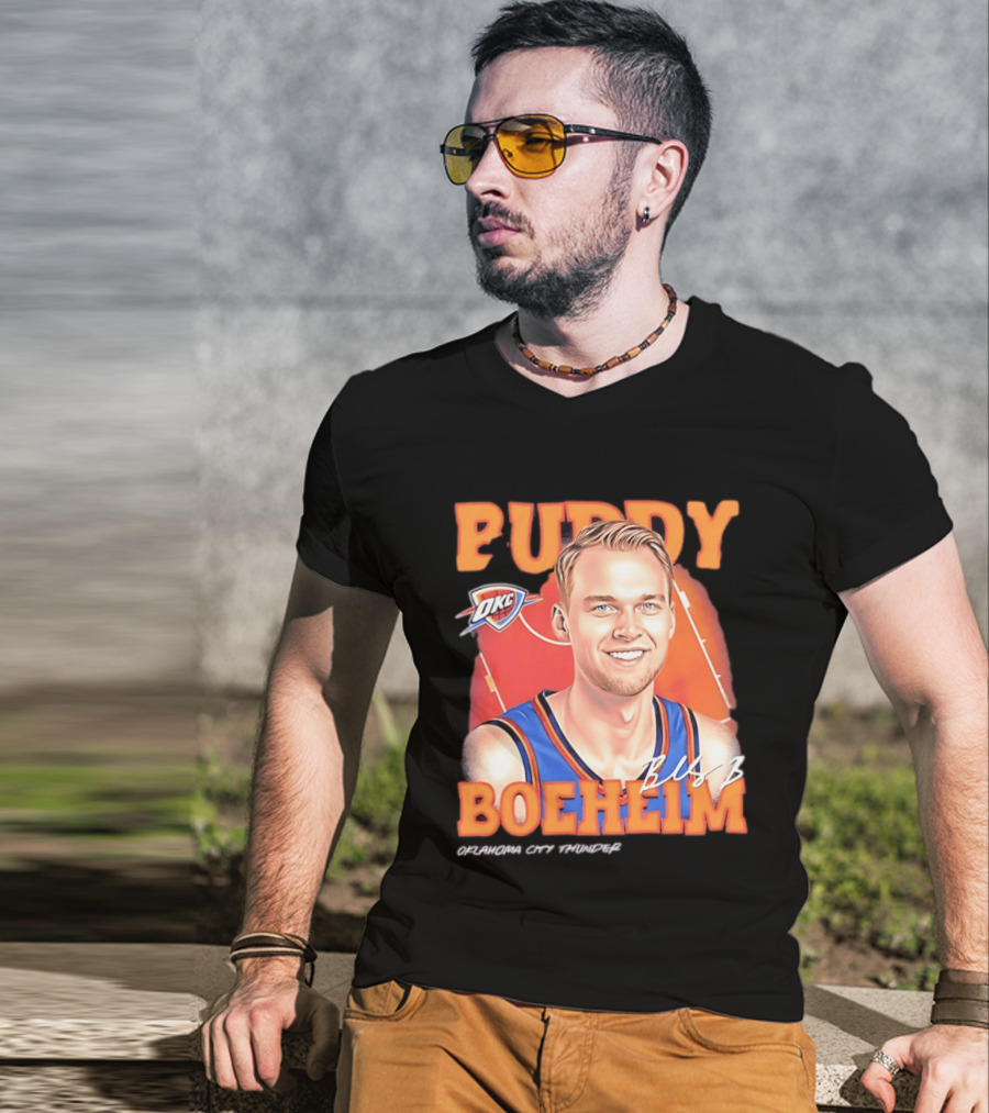 Buddy Boeheim Oklahoma City Thunder OKC Basketball BCS B Airbrush T-Shirt