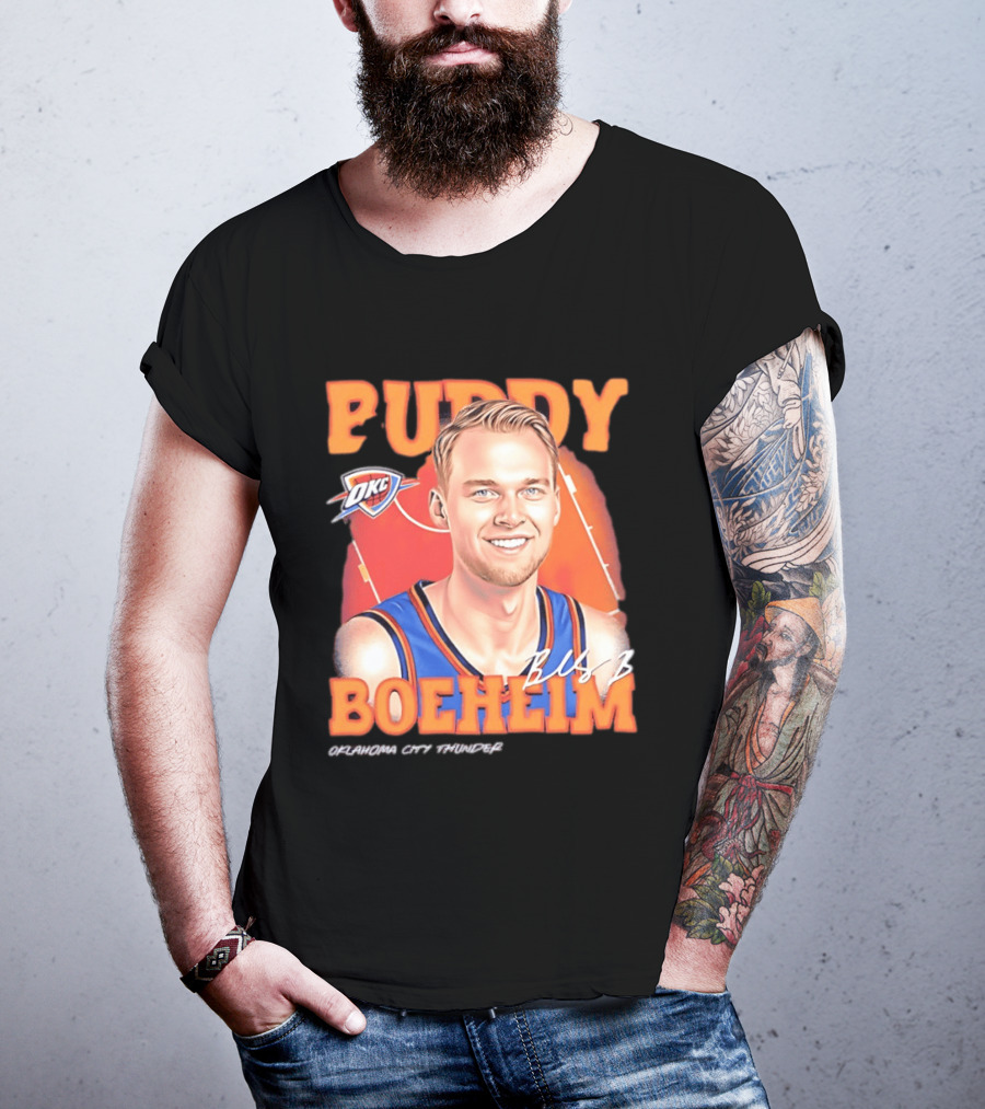 Buddy Boeheim Oklahoma City Thunder OKC Basketball BCS B Airbrush T-Shirt