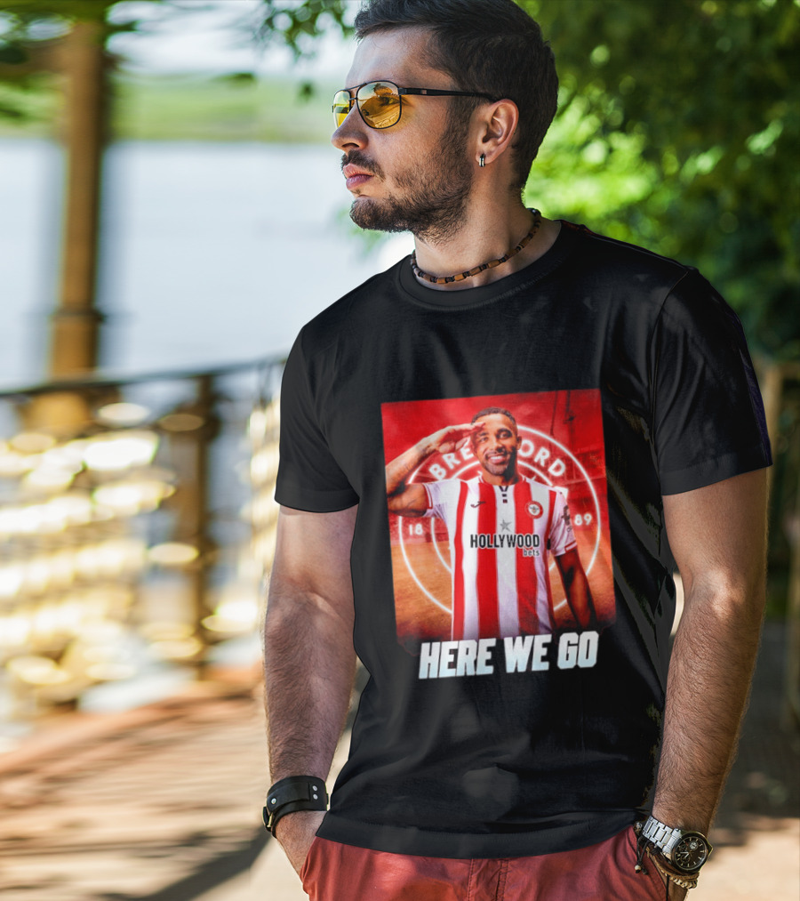 Brentford FC Callum Wilson Here We Go Hollywood Bets T-Shirt