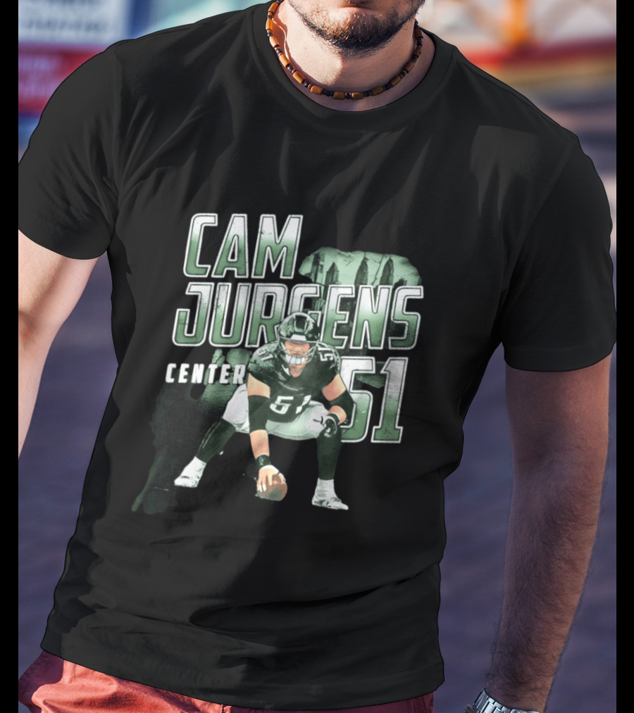 Cam Jurgens Philadelphia Eagles Center 51 Player Jersey NFL Team Fan T-Shirt