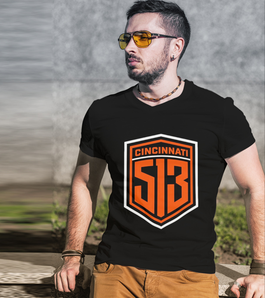 Cincinnati 513 Bold Shield T-Shirt