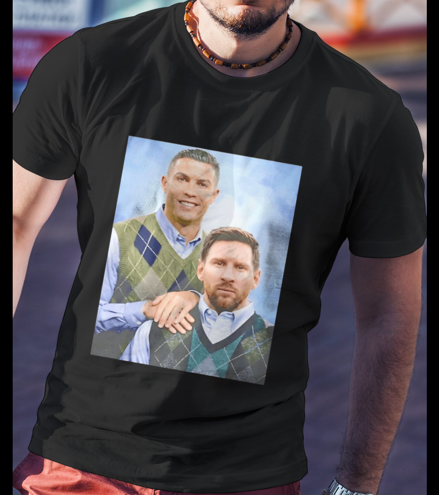 Cristiano Ronaldo Lionel Messi Step Brothers Meme T-Shirt