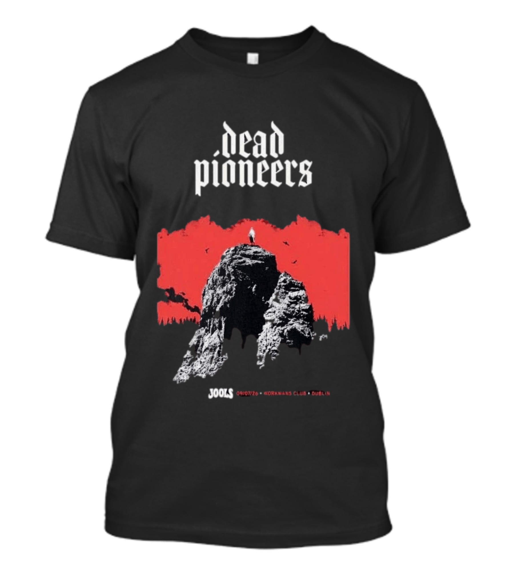 Dead Pioneers Souls Rockers Club Dublin July 9 2026 T-Shirt