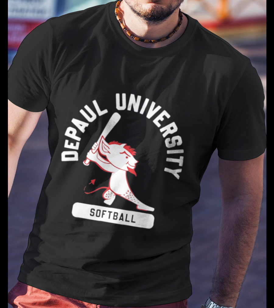 DePaul University Blue Demons Billy Softball T-Shirt