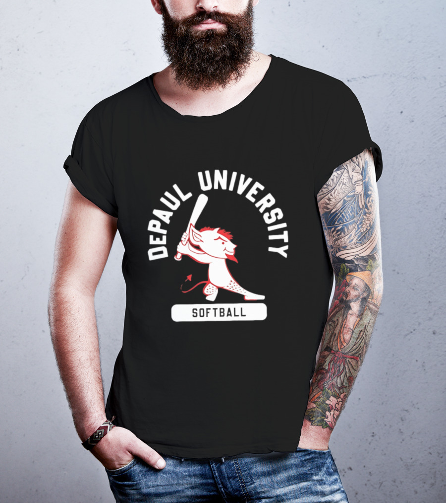 DePaul University Blue Demons Billy Softball T-Shirt