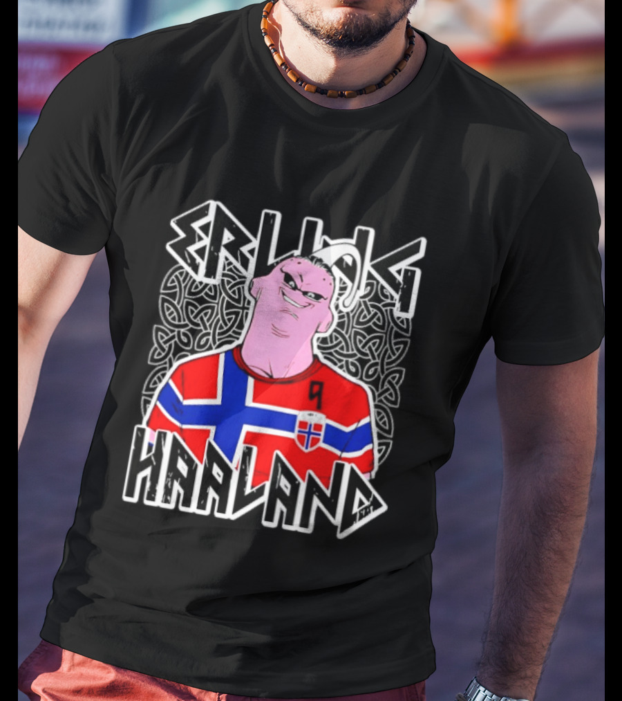 Erling Haaland Majin Buu Norway National Team T-Shirt