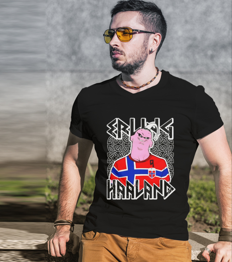 Erling Haaland Majin Buu Norway National Team T-Shirt