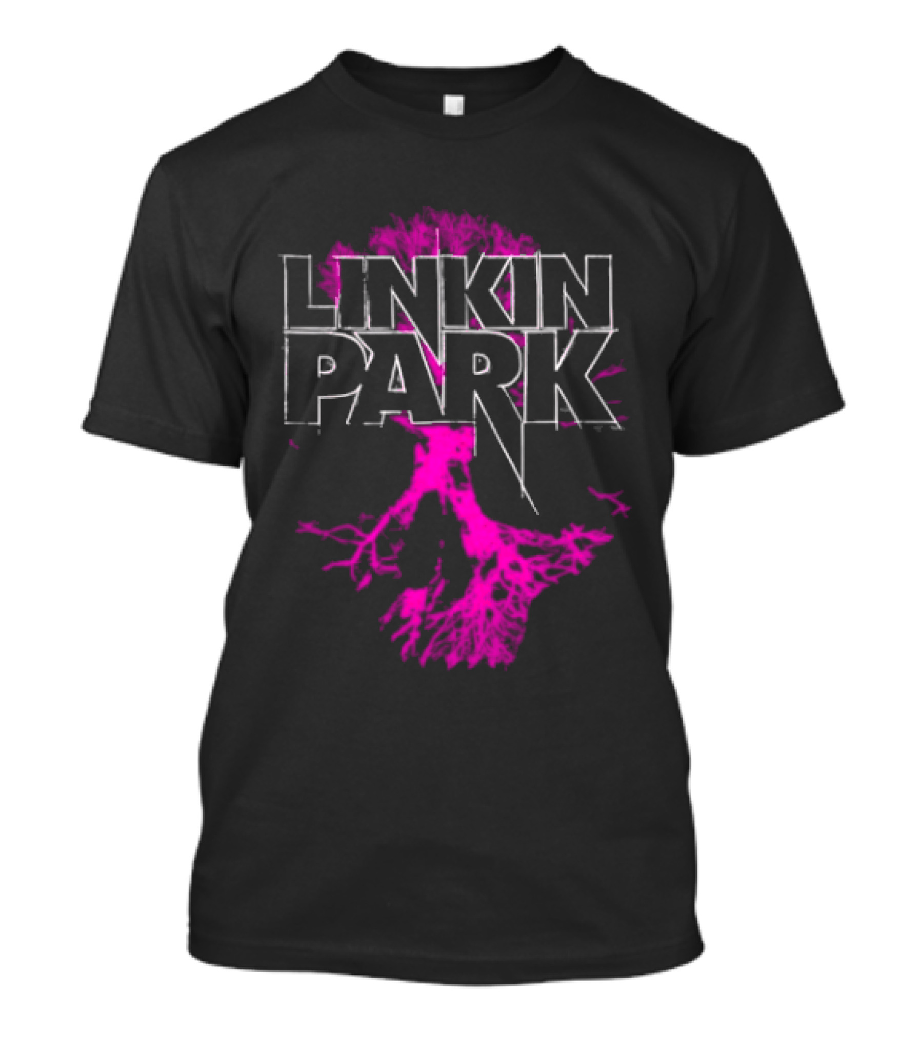 Linkin Park Tree Design Alternative Metal Band Merch T-Shirt