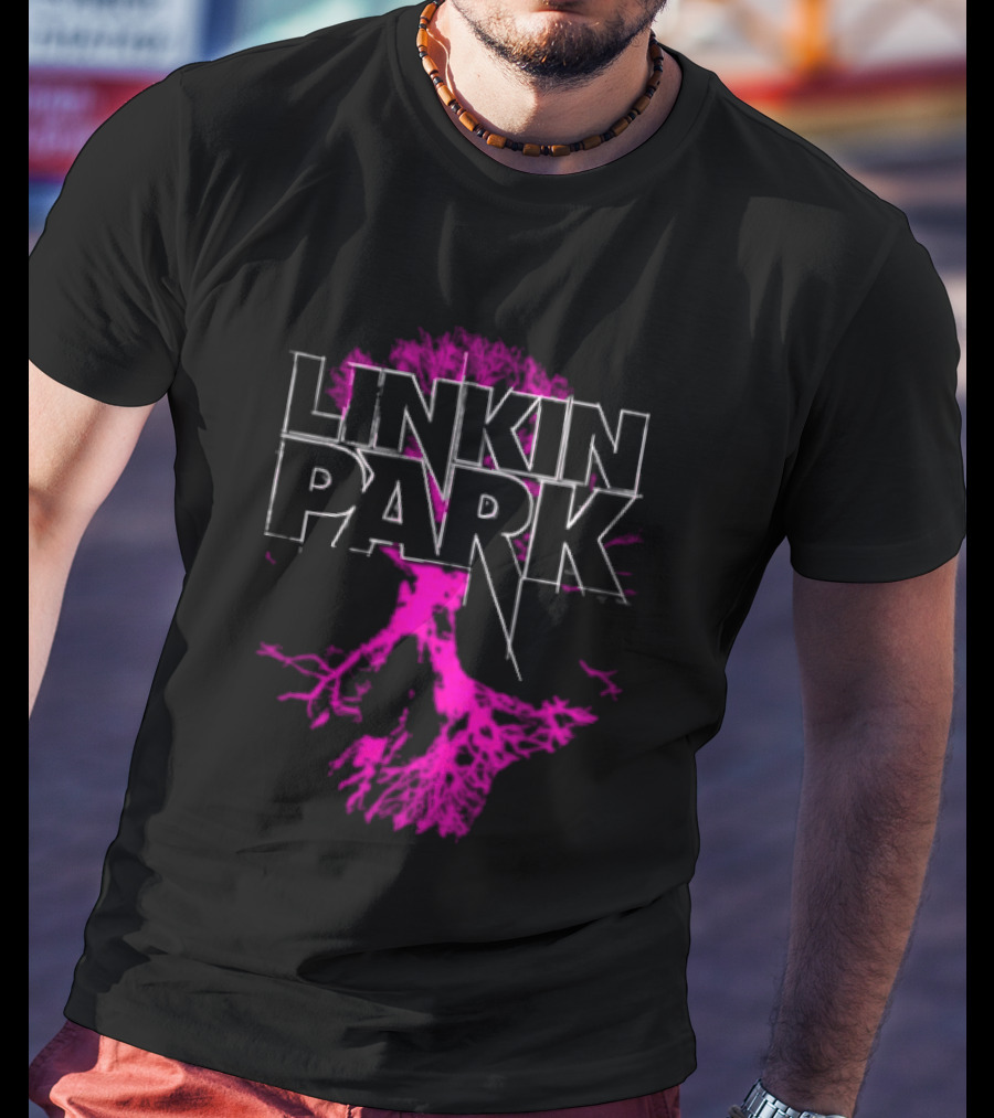 Linkin Park Tree Design Alternative Metal Band Merch T-Shirt